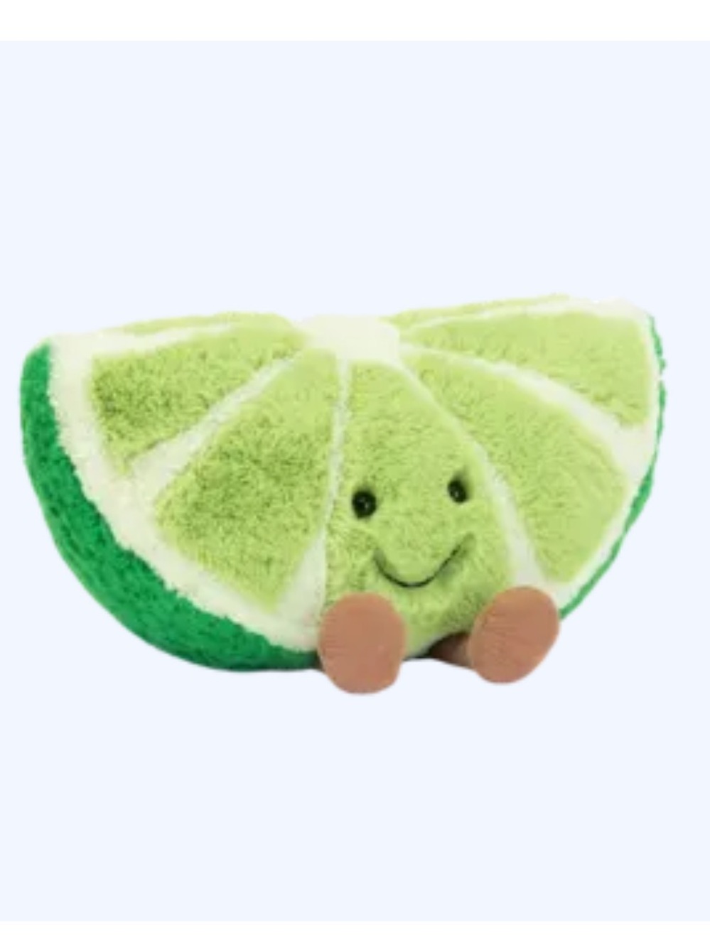 Jellycat Lime Slice Plush in Bright Green